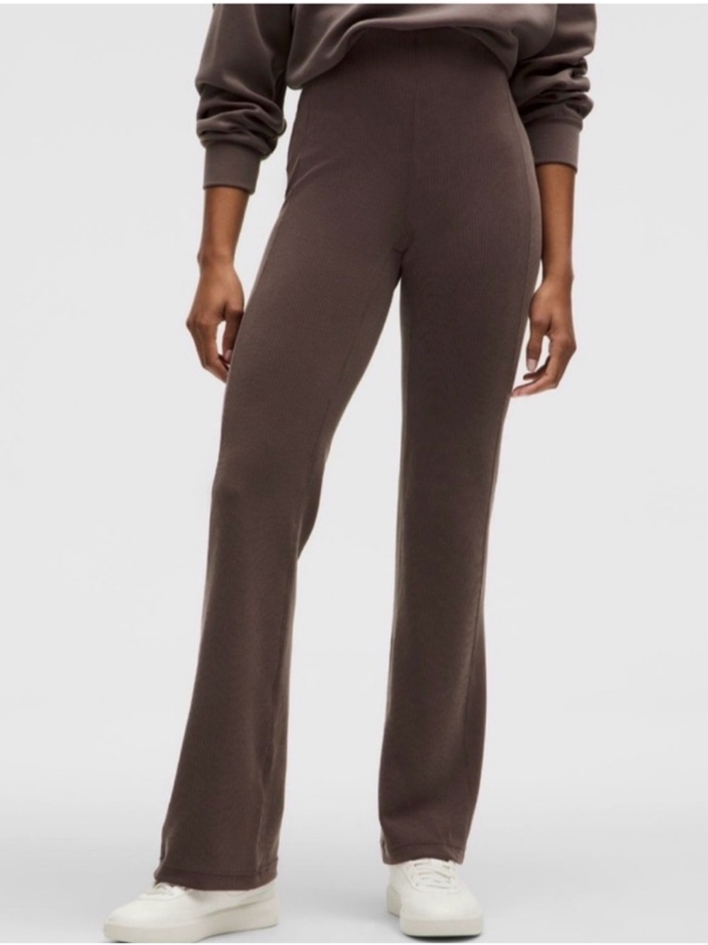 lululemon athletica Ribbed Wide-Leg Pants - Brown